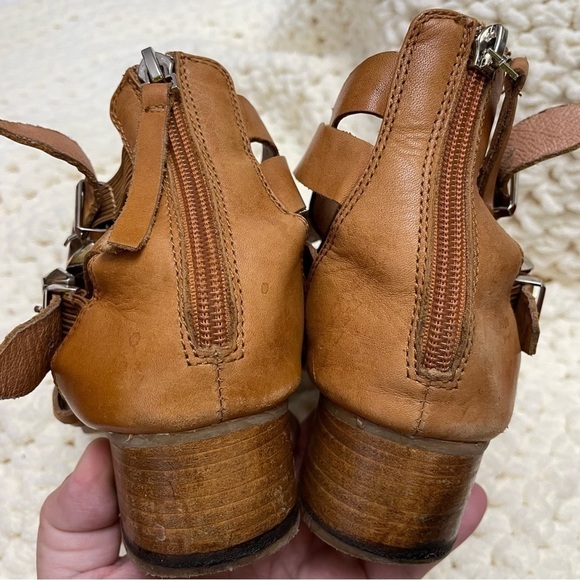 Jeffrey Campbell Stinson brown western flat booties SZ 7.5 - Picture 2 of 10